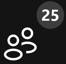 Symbol mit Anzahl der Teilnehmer*innen