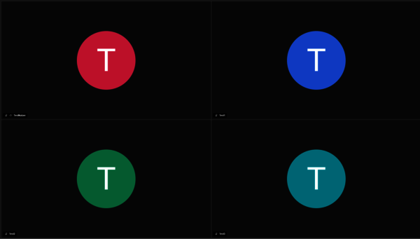 Teilnehmer Kachelansicht